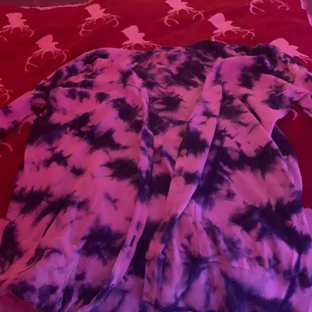 tie die little sweater very comfortable and cozy just not my style anymore!